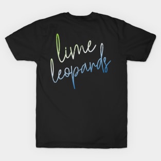 CURSIVE lime leopards T-Shirt